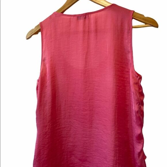RICKIS Pink Layered Sleeveless Light Dressy Top 2 - Picture 6 of 8